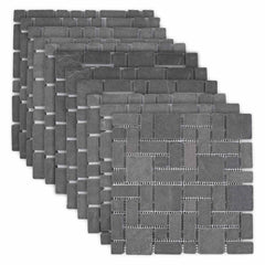 vidaXL Mosaic Tiles Grey 30 x 30 cm Marble 2
