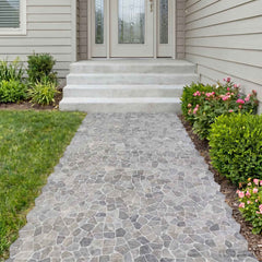 Mosaic Tiles 30 x 30 cm Marble Light grey