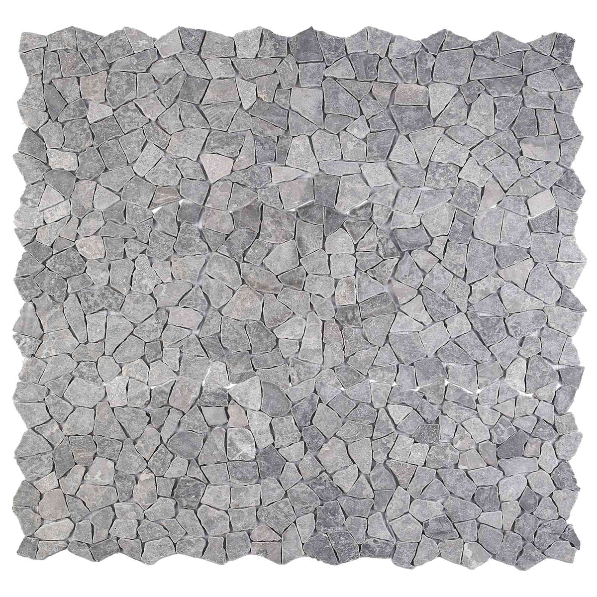 Mosaic Tiles 30 x 30 cm Marble Light grey