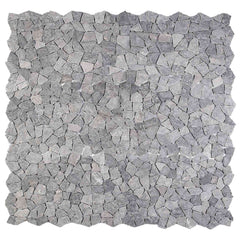 Mosaic Tiles 30 x 30 cm Marble Light grey