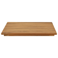 vidaXL Table Top 50 x 50 x 3.5 cm Square Solid Teak Wood Natural 3