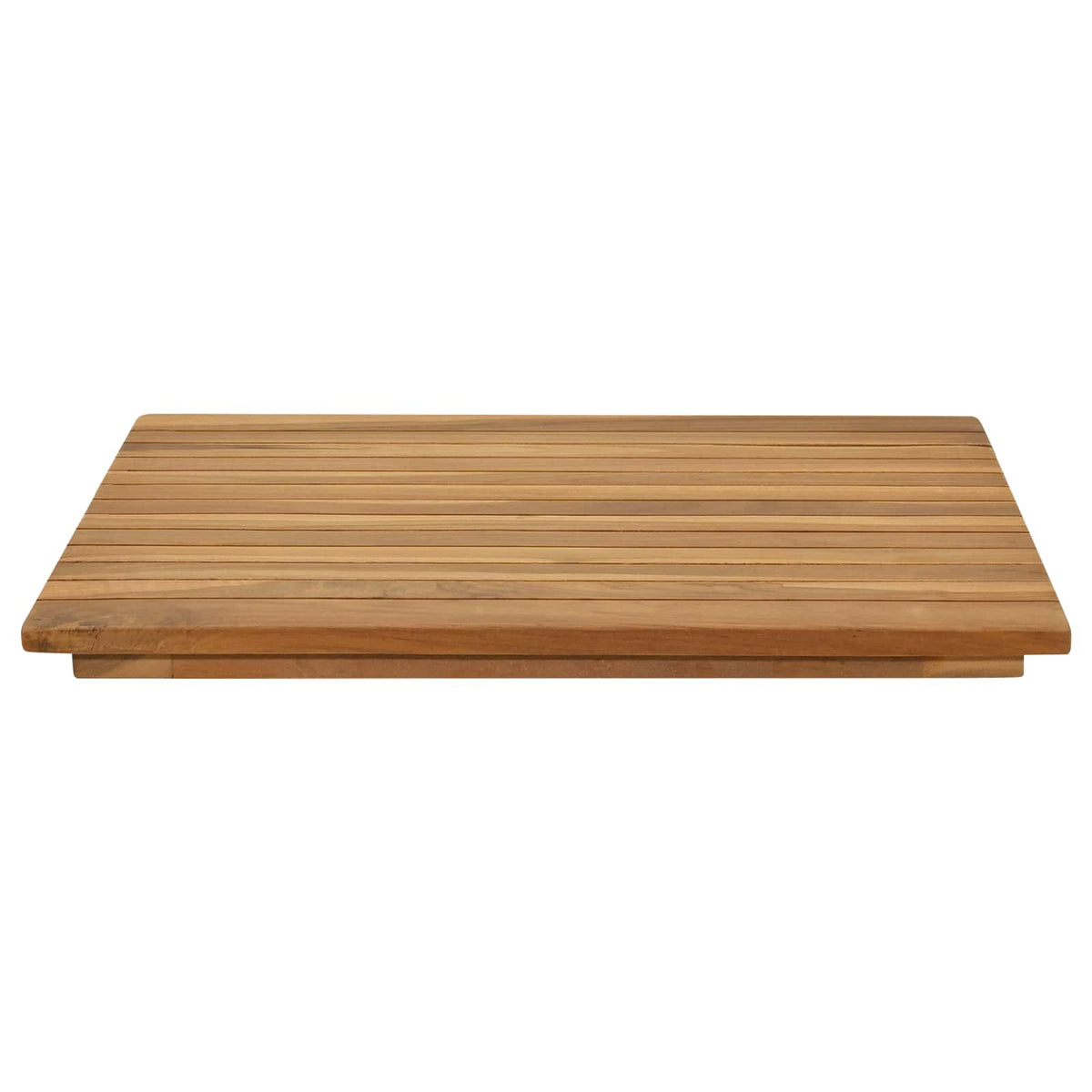 Table Top Ø 40 x 3.5 Round Solid Teak Wood Natural 50 x 50 cm