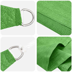 vidaXL Sunshade Sail 2 x 6 m HDPE Rectangular Light Green 2
