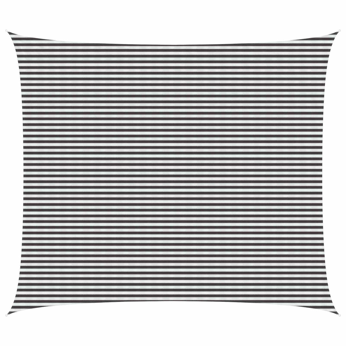 Sunshade Sail HDPE Width Drop Anthracite white