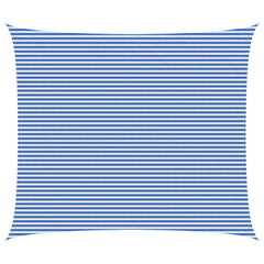 Sunshade Sail HDPE Width Drop Blue white