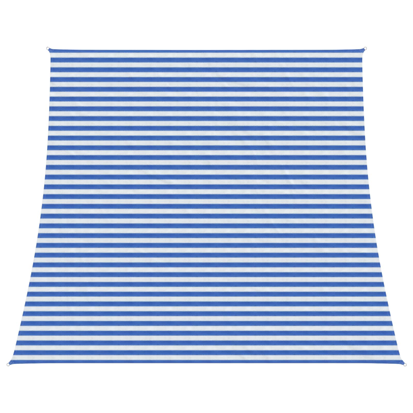 vidaXL Sunshade Sail 4 / 5 x 4 m HDPE Rectangular Blue and White 1