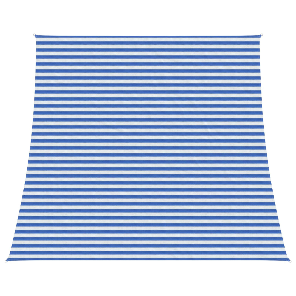 Sunshade Sail 160 g/m² Trapezium HDPE 4/5 x 4 m Blue and white