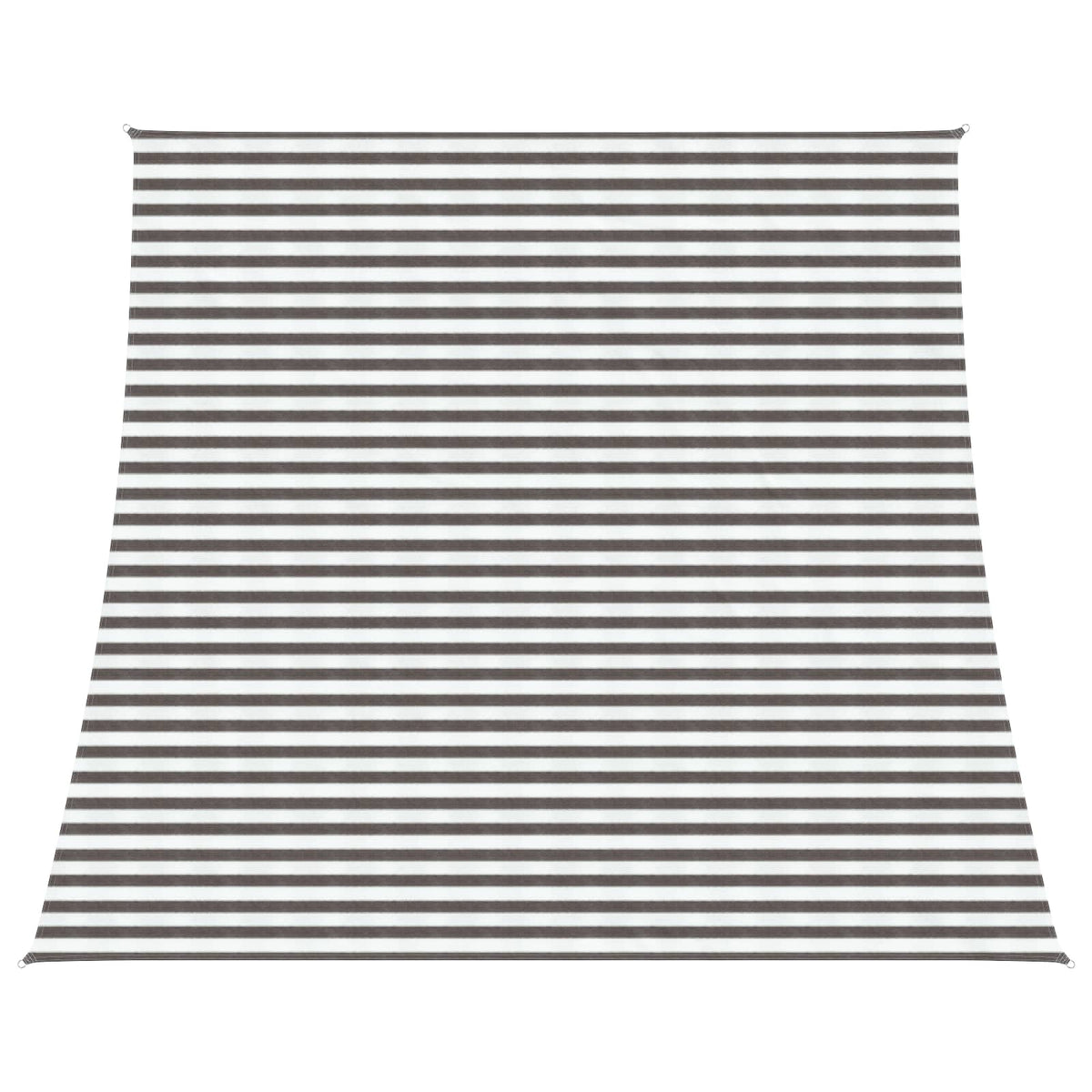 Sunshade Sail 160 g/m² Trapezium HDPE 4/5 x 4 m Light grey and white