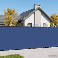 vidaXL Balcony Privacy Screen 150 x 800 cm Fabric with PU Coated Blue 3