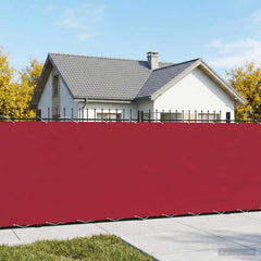 vidaXL Balcony Privacy Screen 150 x 700 cm Fabric with PU Coated Red 3