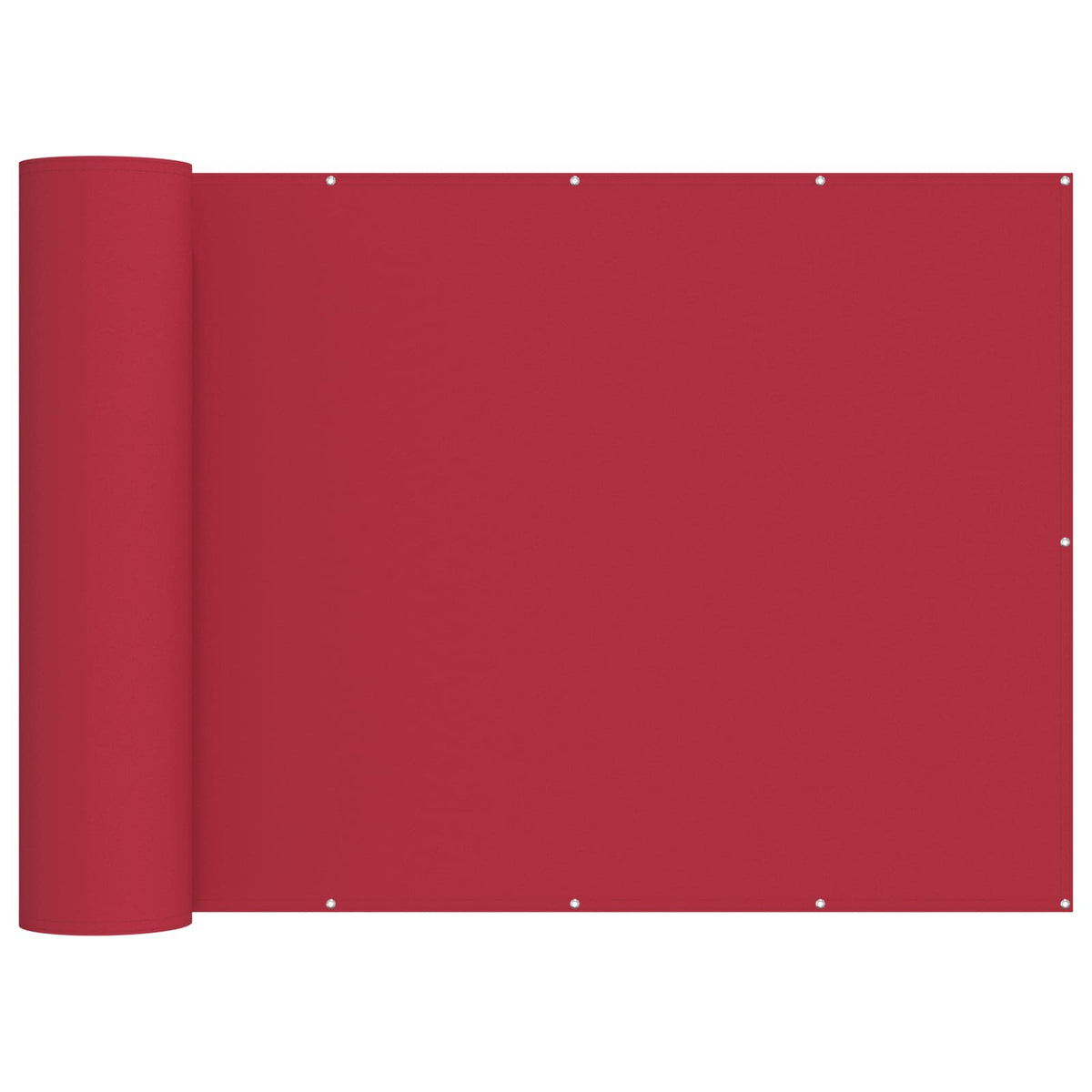 vidaXL Balcony Privacy Screen 200 x 400 cm Fabric with PU Coated Red 2