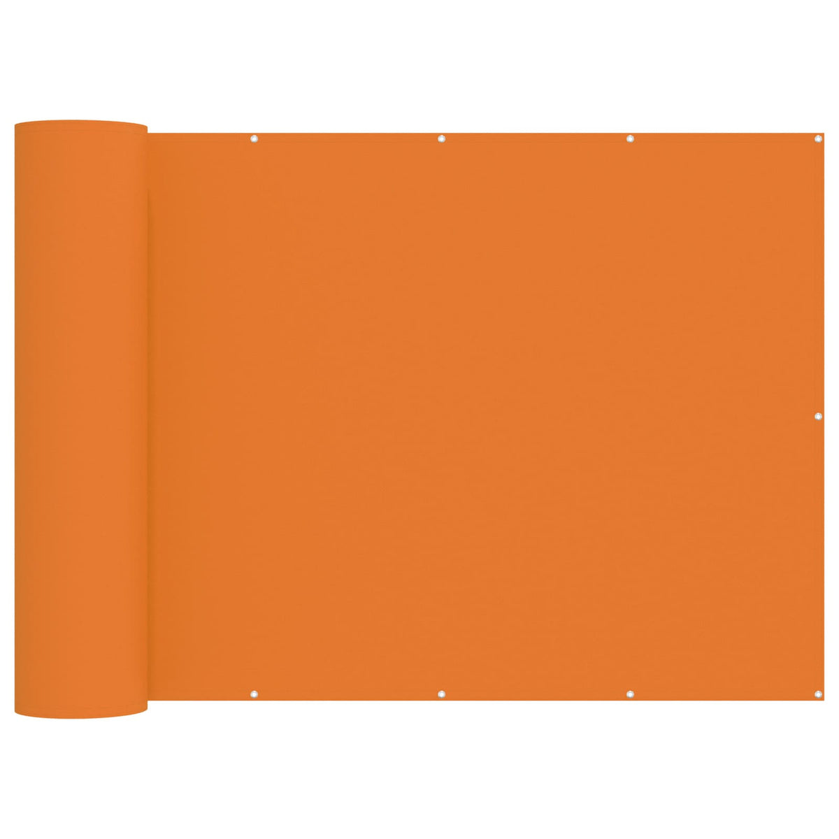 Balcony Privacy Screen Fabric PU Coated Width Drop Orange