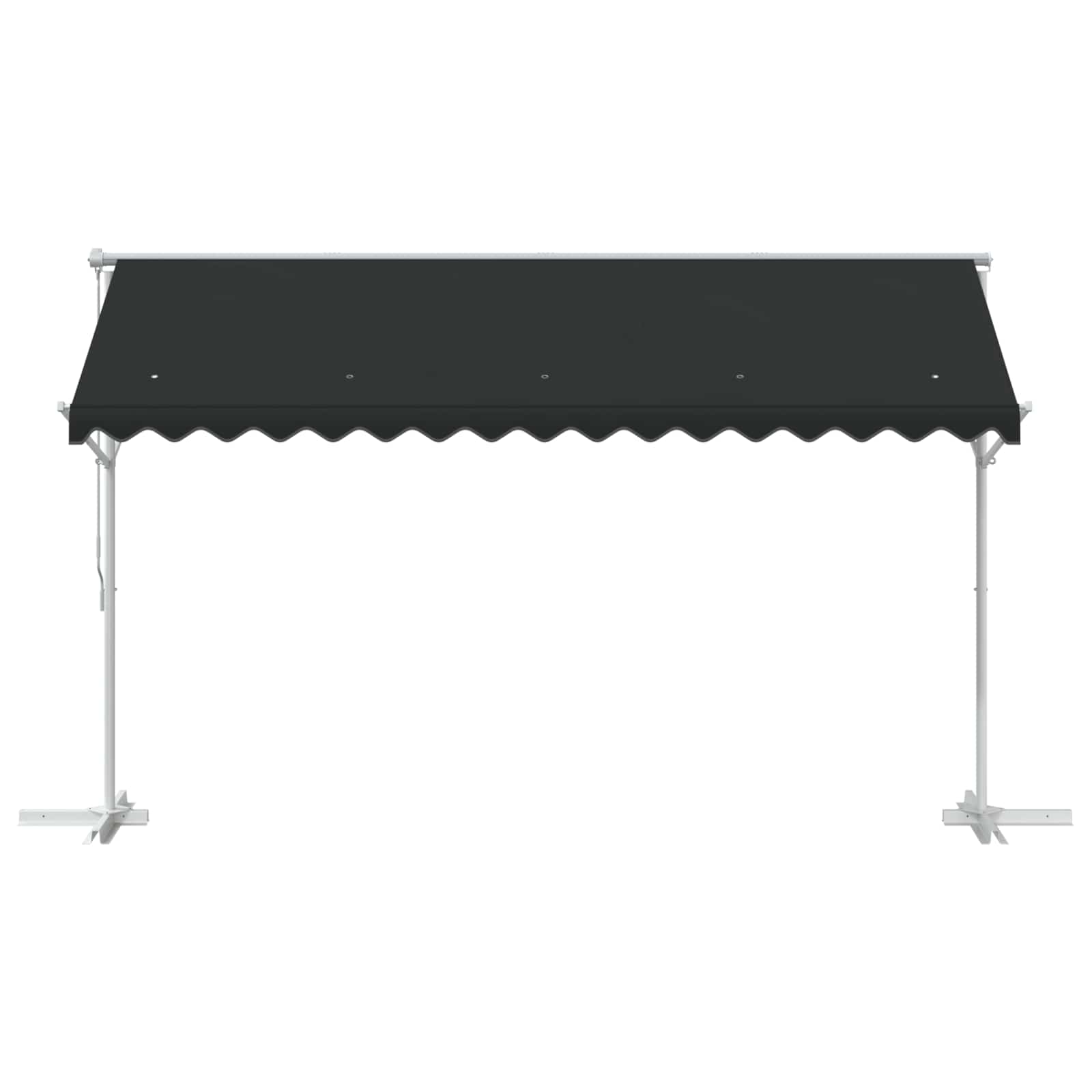 vidaXL Free Standing Awning 4 x 3 m Polyester Anthracite 4