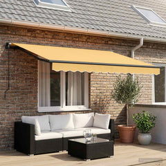 Awning Manual Sand anthracite frame