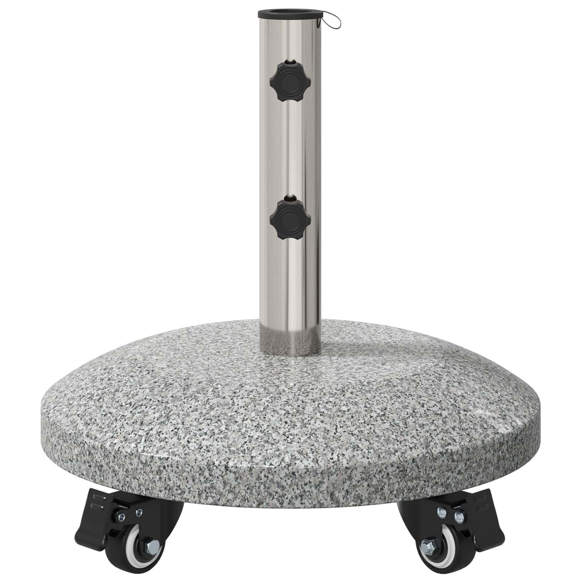 Parasol Base for 40-50 Pole 26.75 kg Grey with wheel
