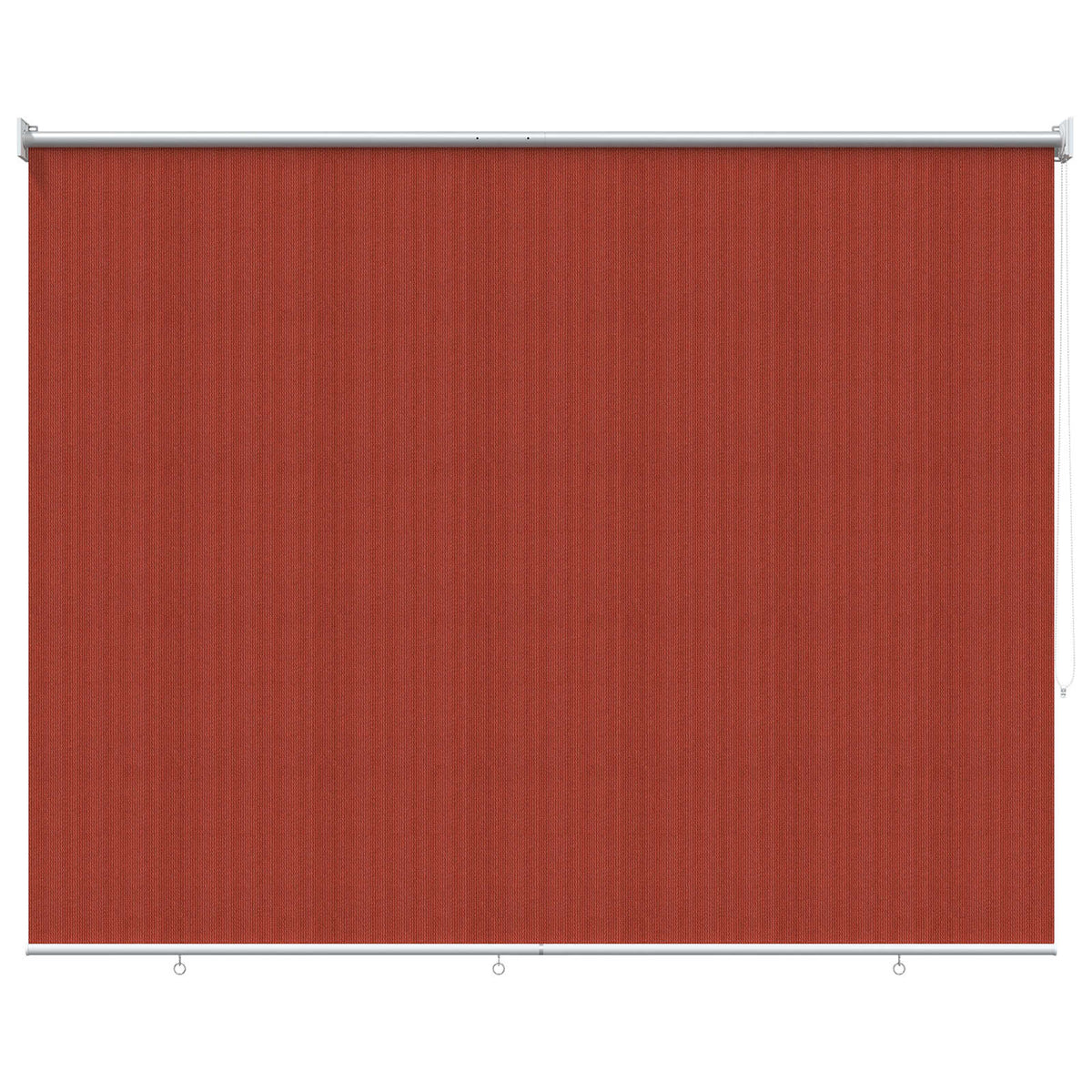 Outdoor Roller Blind Drop Terracota