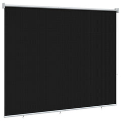 vidaXL Outdoor Roller Blind 90% UV Block Black 200 x 140 cm HDPE 4