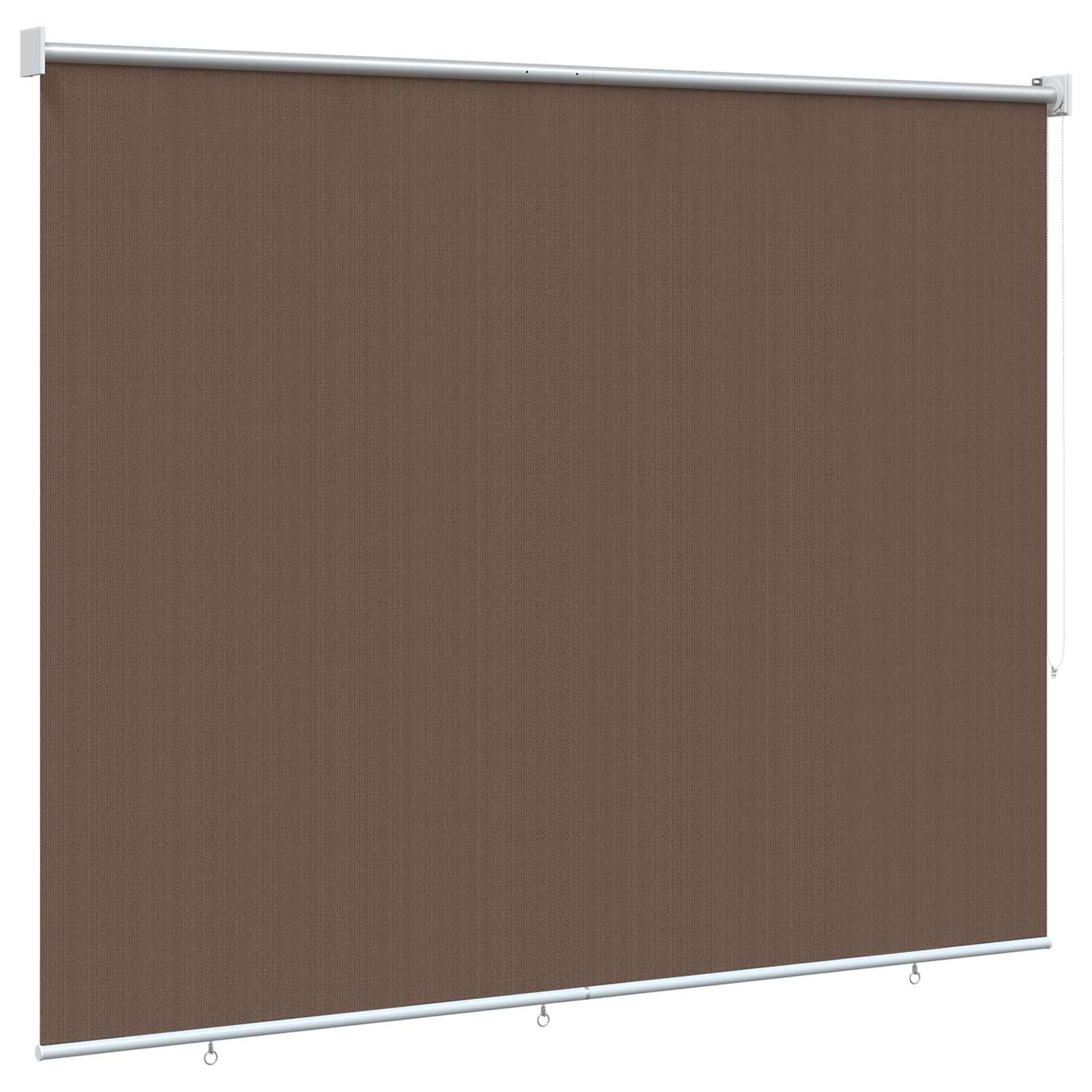 vidaXL Outdoor Roller Blind 90% UV Block Taupe 120 x 140 cm HDPE 5