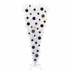 vidaXL Artificial Christmas Tree with Stand White 120 cm PVC and Steel 3