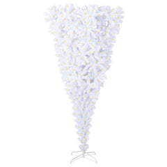 Artificial Christmas Tree with Stand White PVC and Steel 180 cm