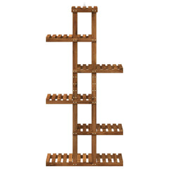 vidaXL Plant Stand Natural 68 x 23.5 x 140 cm Solid Acacia Wood 3