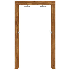 Outdoor Shower 226 cm Solid Acacia Wood and Stainless Steel Natural 137 x 23 x 226 cm