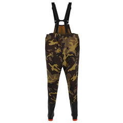 vidaXL Chest Waders with Boots PVC Coated Polyester Size 38 Camouflage 4