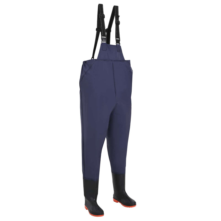 Chest Waders with Boots Size Blue 38