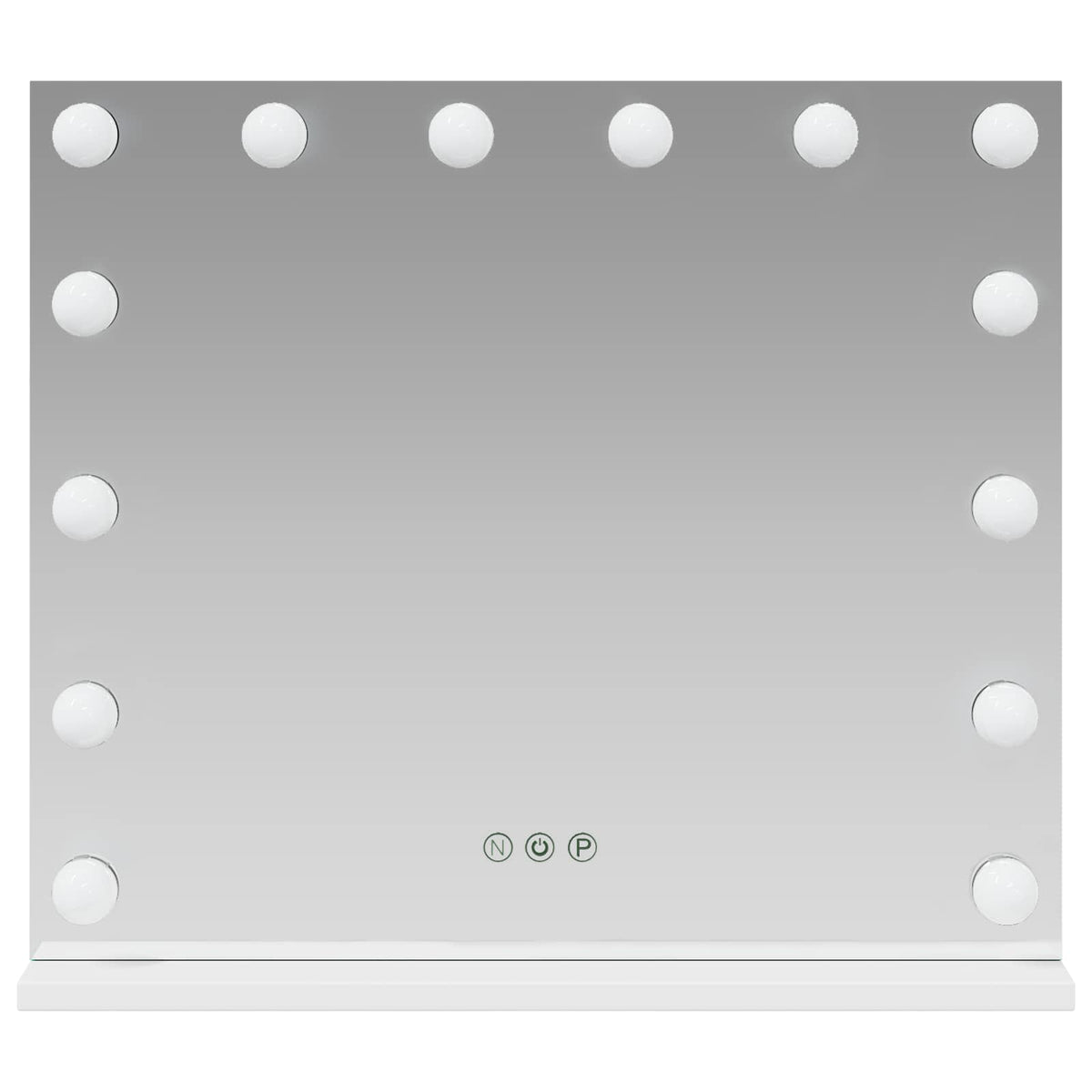 LED Vanity Mirror White 44 x 10 x 53 cm Glass and Steel 50 cm 44 cm