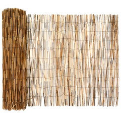 vidaXL Garden Fence Carbonized 600 x 90 cm Reed 2