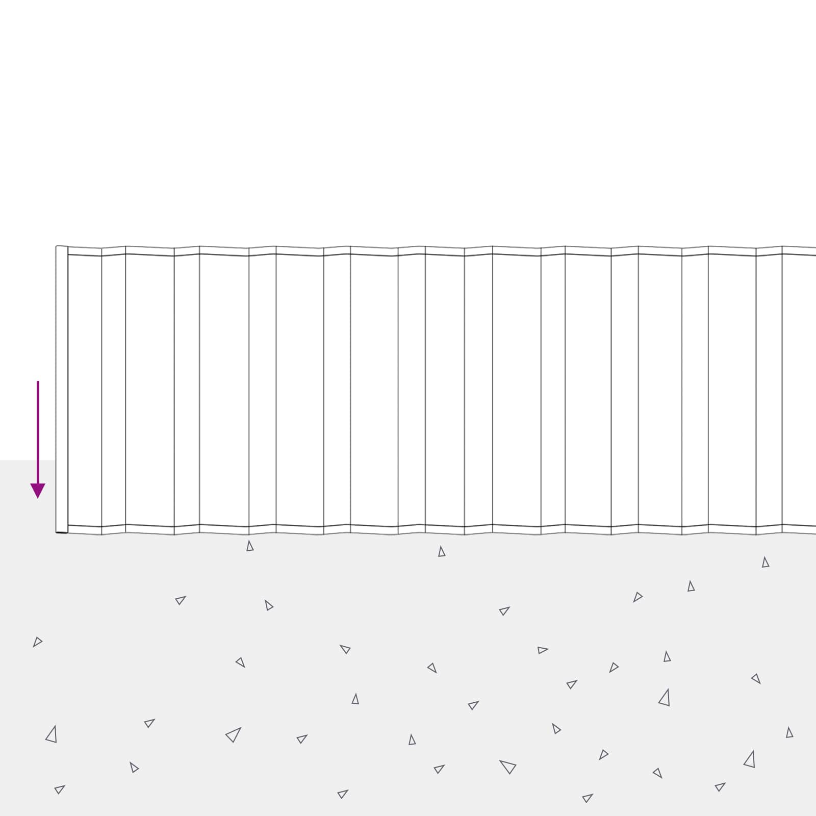vidaxl Lawn Edging 10 m x 30 cm Galvanised Steel Silver 6