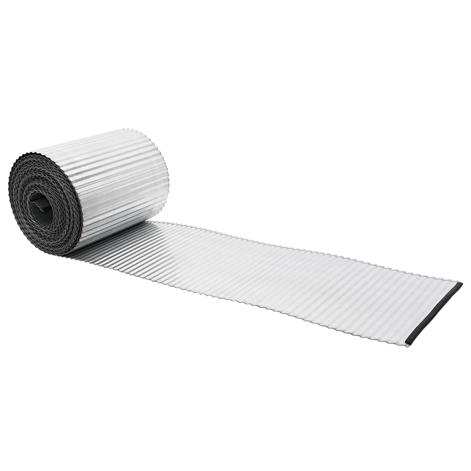 vidaxl Lawn Edging 10 m x 30 cm Galvanised Steel Silver 2
