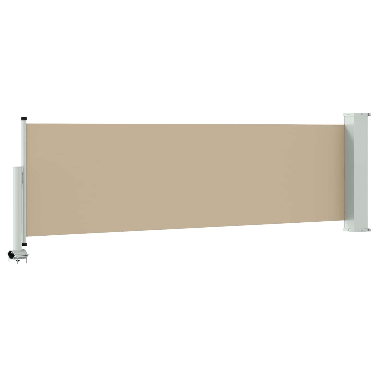 vidaXL Side Awning 80 x 300 cm 100% polyester iron steel Rectangular 5