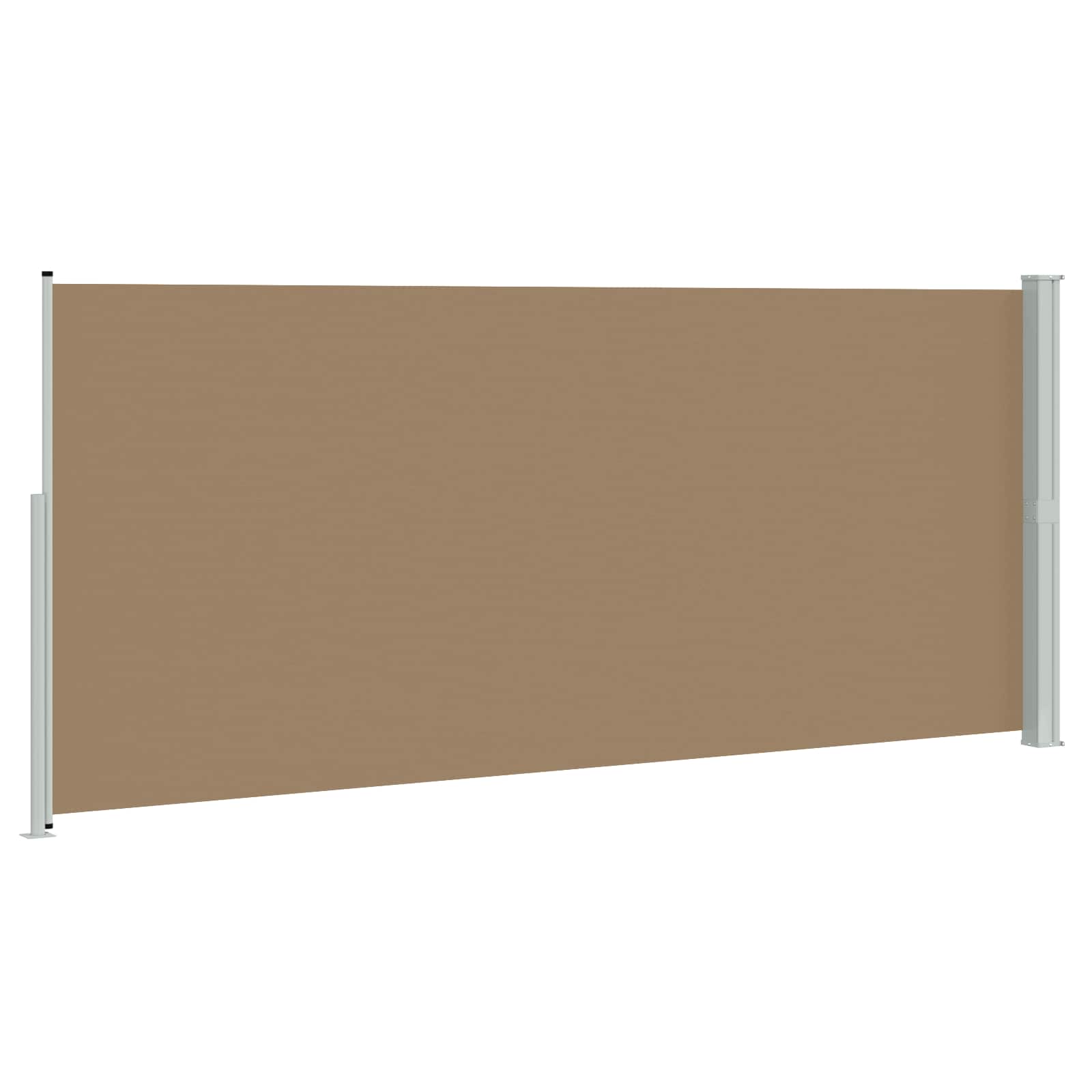 vidaXL Retractable Side Awning 220 x 500 cm 100% polyester iron steel 4