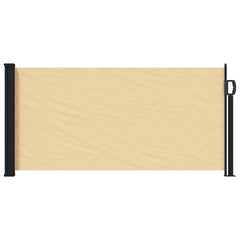 Retractable Side Awning 100x500 cm Drop 500 cm Width 100 cm Sand