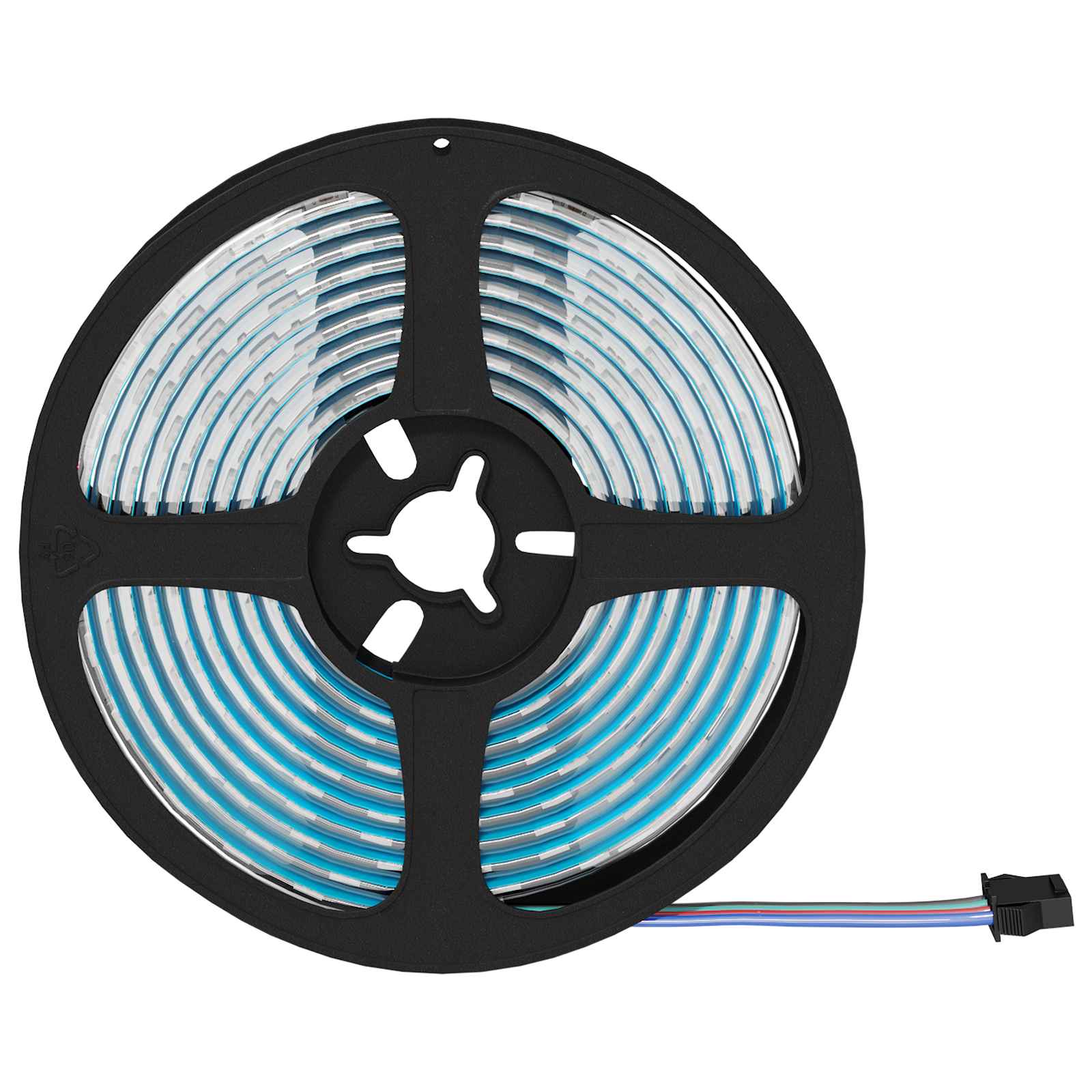 vidaXL LED Strip 2 pcs Black and Transparent Copper and Plastic 3
