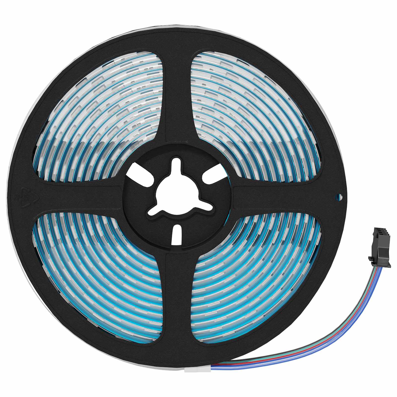 vidaXL LED Strip 2 pcs Black and Transparent Copper and Plastic 3