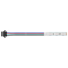 vidaXL LED Strip 12 pcs Black and Multicolour Copper and Plastic 3