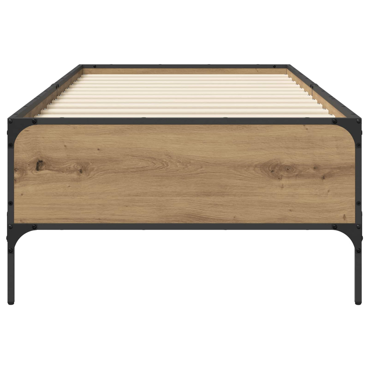 vidaXL Bed Frame Artisian Oak 80 x 200 cm Engineered Wood 4