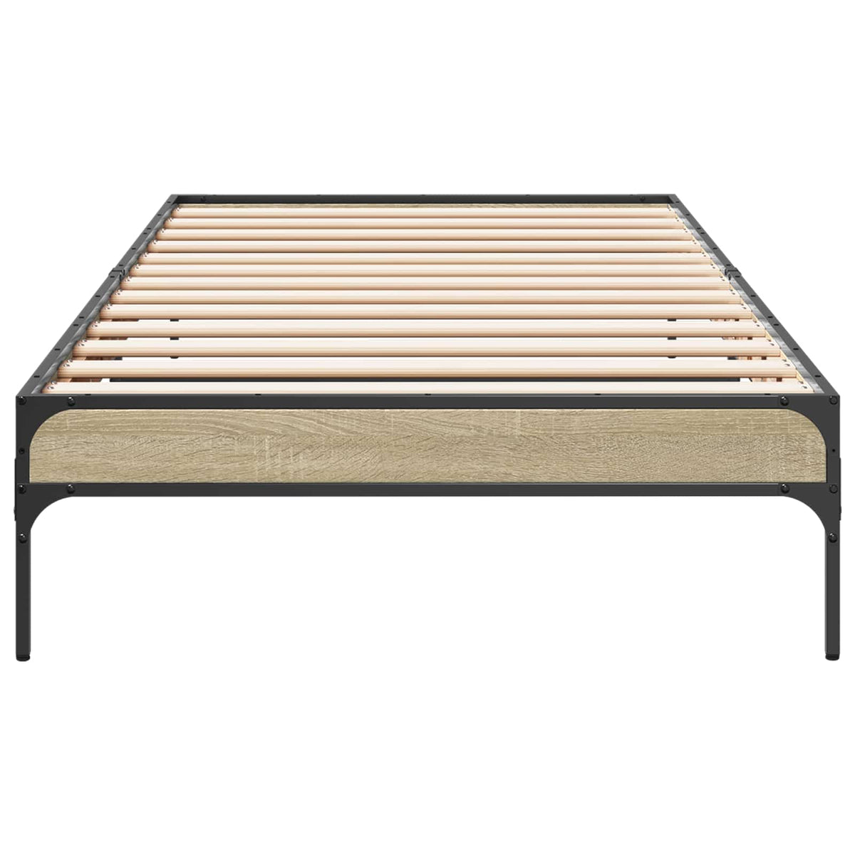 Bed Frame without Mattress Height 30 cm Length 200 cm Sonoma Oak 80 cm