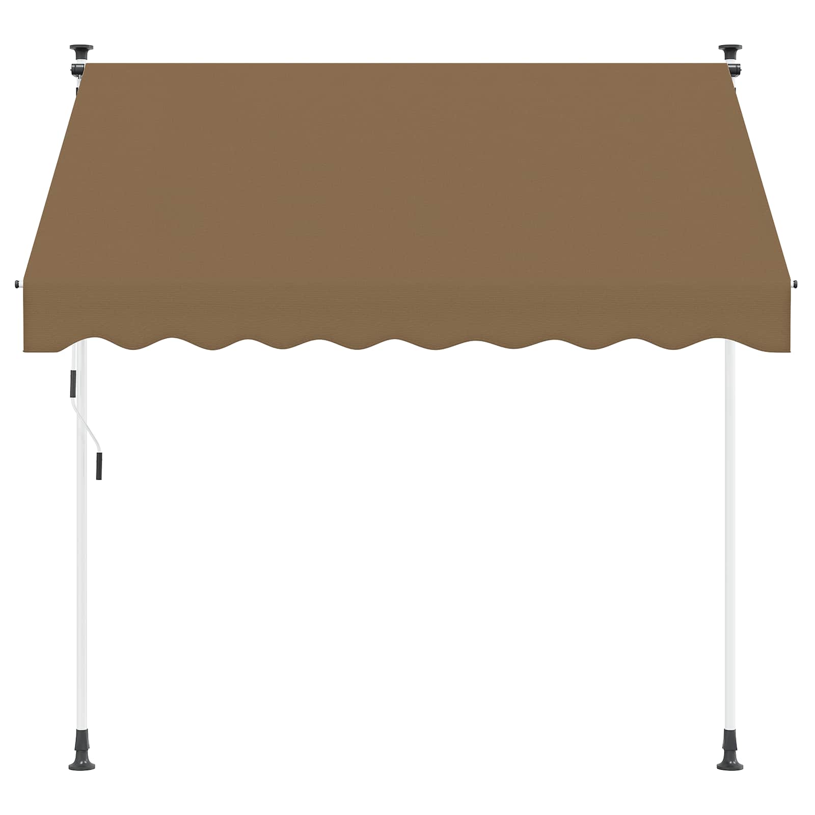vidaXL Manual Retractable Awning Beige 250 cm 3
