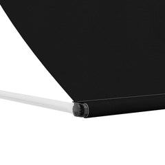 vidaXL Awning Black 400 x 150 cm 180 g / m² Polyester with PU Coated 5