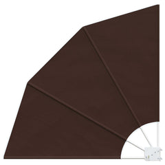 vidaXL Balcony Privacy Screen 210 x 210 cm Polyester Brown 2
