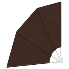vidaXL Balcony Privacy Screen 210 x 210 cm Polyester Brown 4