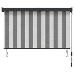 vidaXL Roller Blind Anthracite and White 100 x 250 cm 3