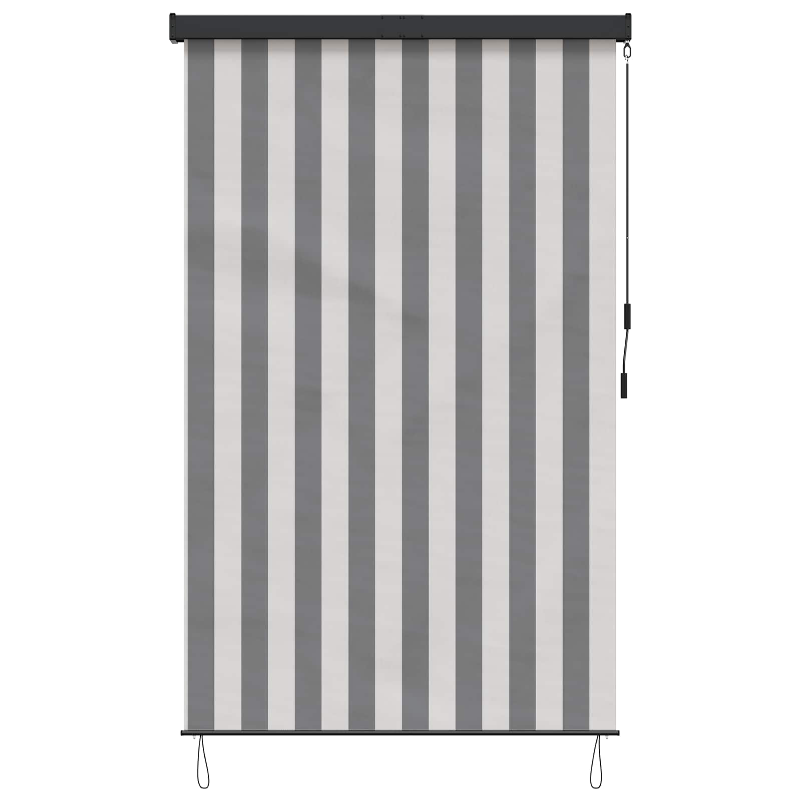 vidaXL Roller Blind Anthracite and White 100 x 250 cm 4