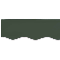 vidaXL Awning Replacement Fabric Dark Green 431 x 295 cm Polyester 5