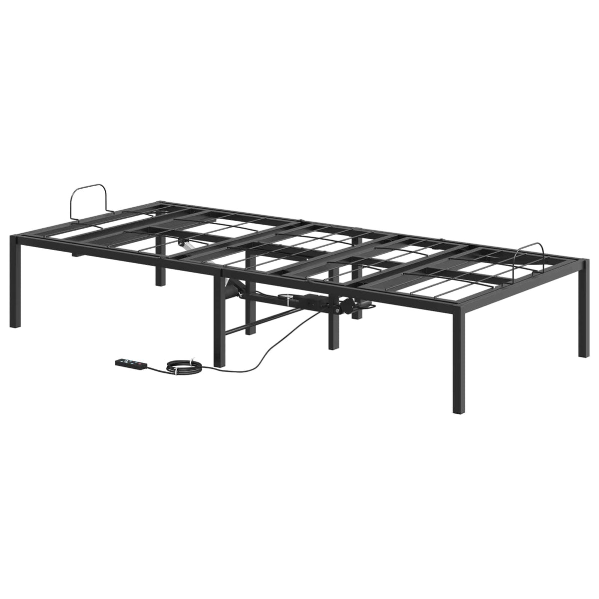 Electric Adjustable Bed Frame Black 200 x 70 x 33.5 cm Steel 80 x 200 cm