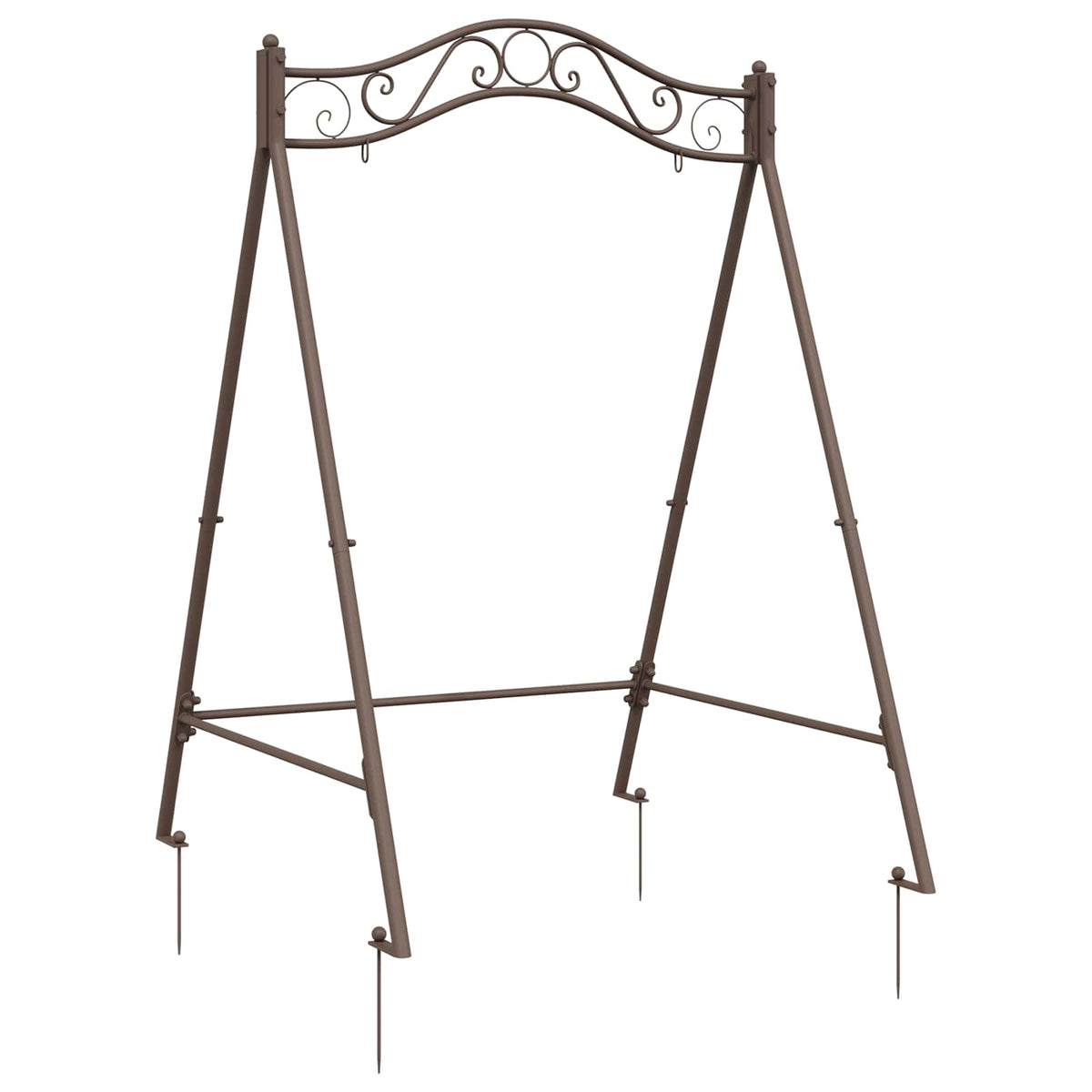 Swing Frame 113 x 121.5 x 168 cm Steel Antique brown
