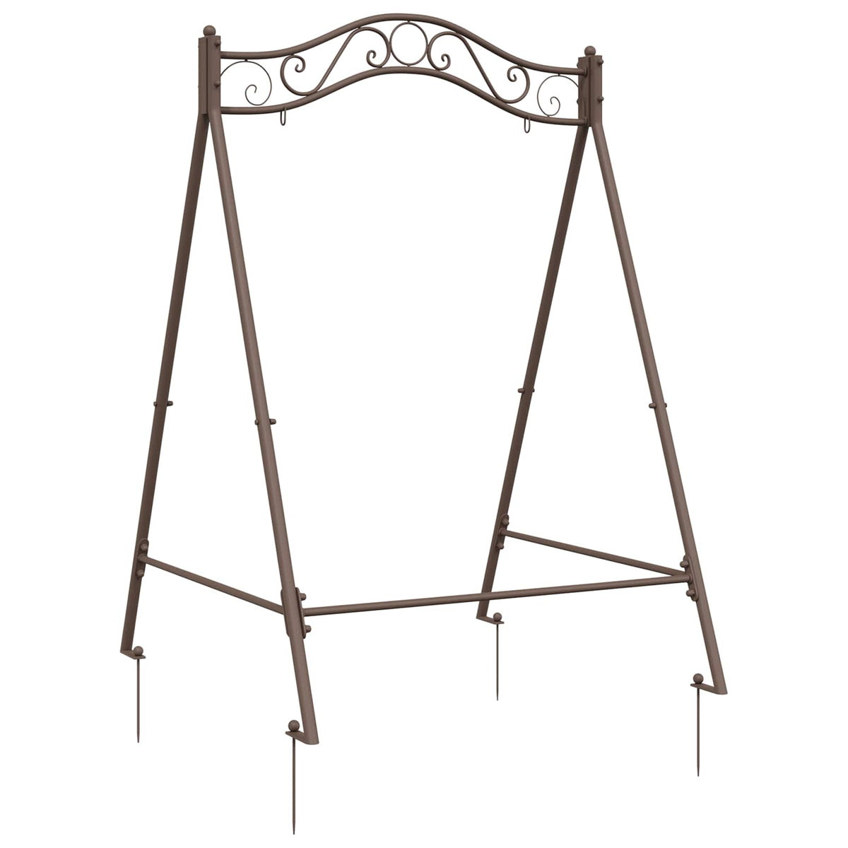 Swing Frame 113 x 121.5 x 168 cm Steel Antique brown